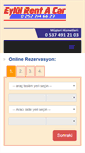 Mobile Screenshot of eylulrentacar.com